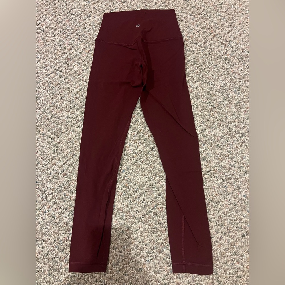 lululemon athletica Burgundy Leggings